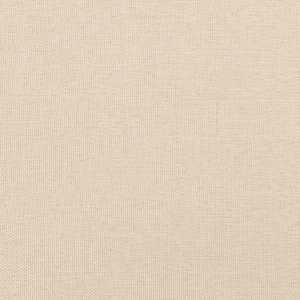 vidaXL krémszínű szövet rugós ágy matraccal 90 x 190 cm