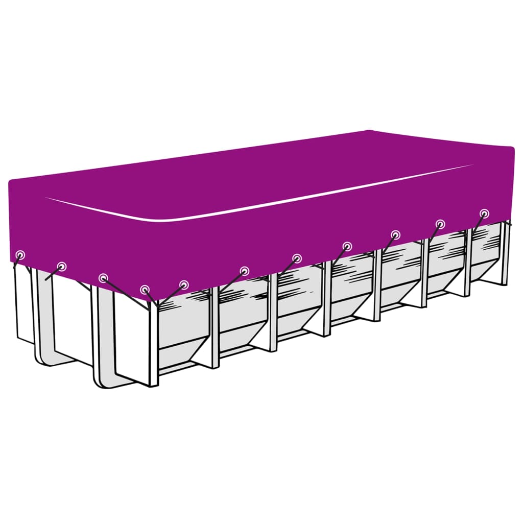 vidaXL zöld HDPE utánfutóháló 3x 5 m