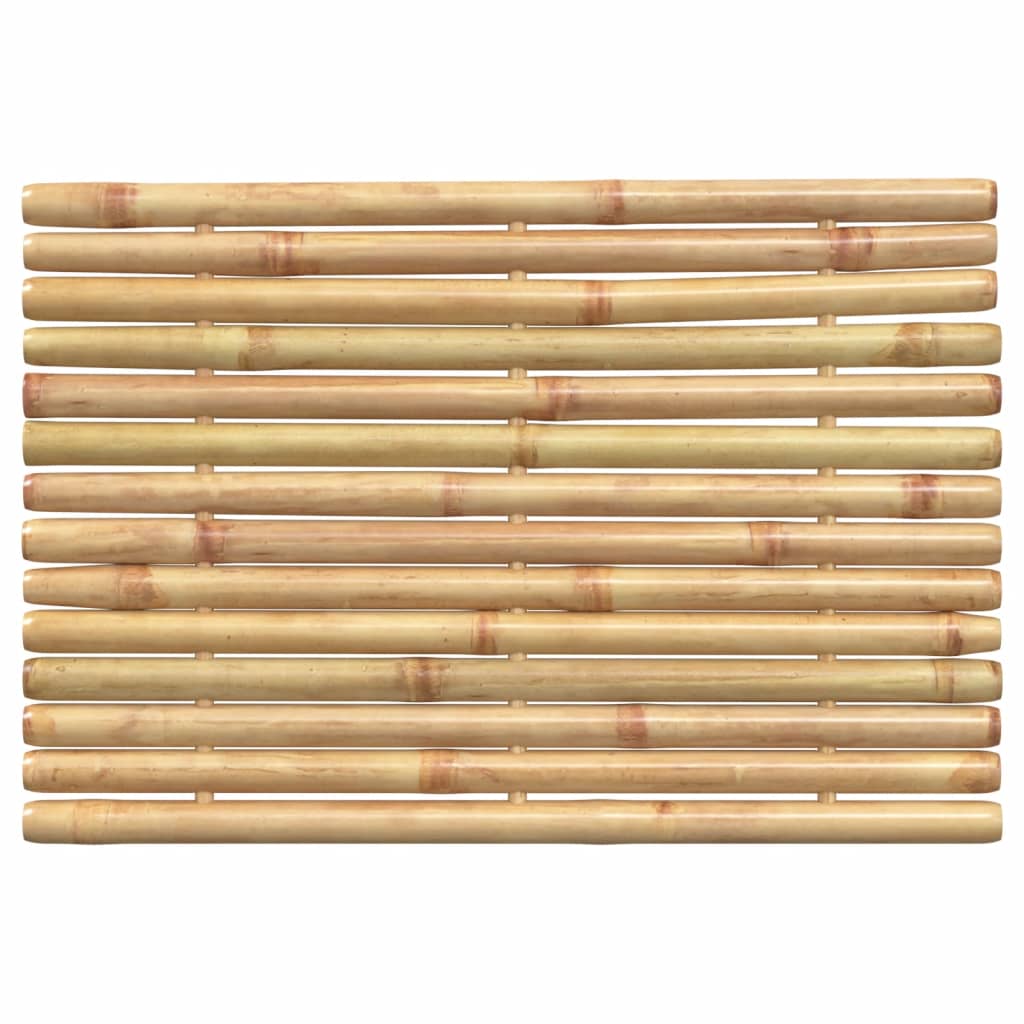 vidaXL 2 db bambusz fürdőszőnyeg 50 x 35 cm