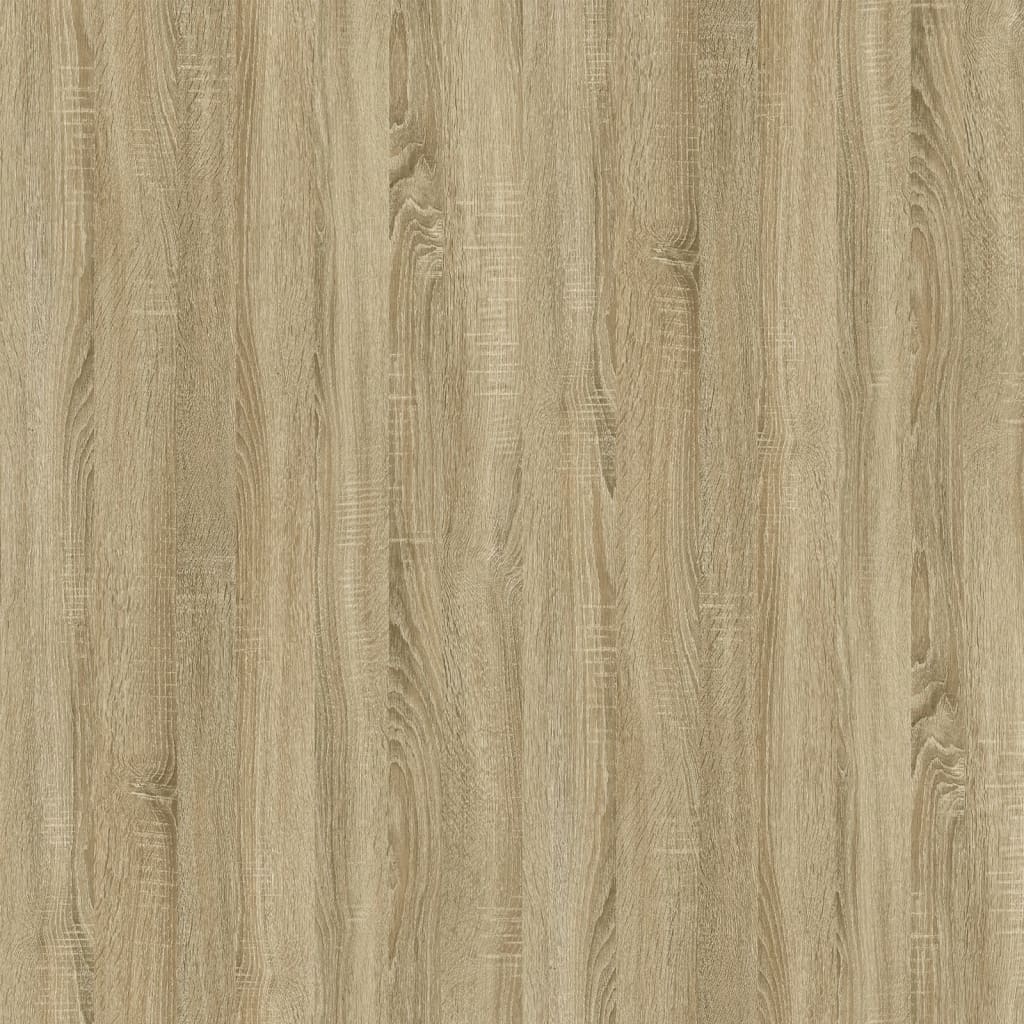 vidaXL sonoma-tölgyszínű szerelt fa dohányzóasztal 100 x 39 x 75 cm