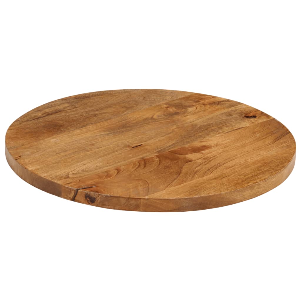 vidaXL tömör mangófa kerek asztallap Ø40 x 3,8 cm