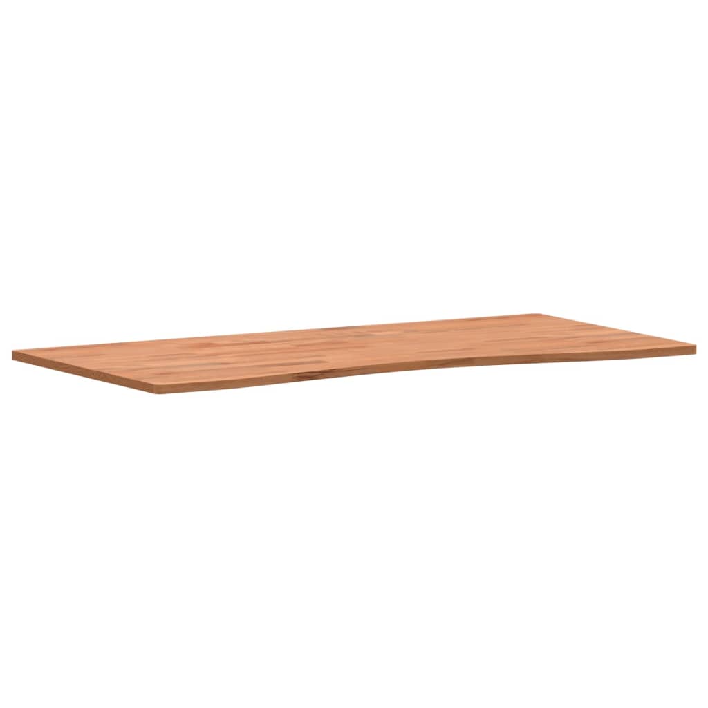 vidaXL tömör bükkfa íróasztallap 100 x (45-50) x 1,5 cm