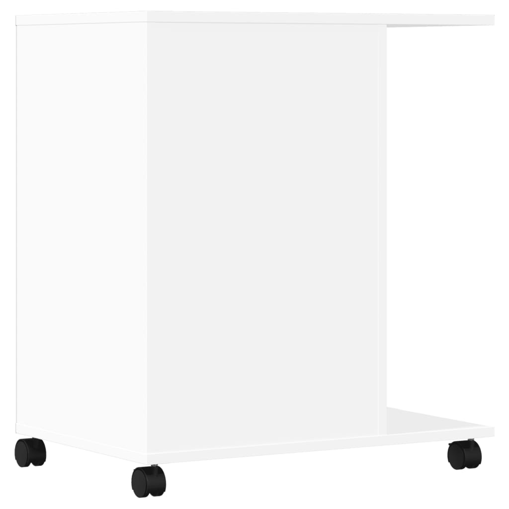 vidaXL fehér nyomtatóállvány kerekekkel 60x40x68,5 cm