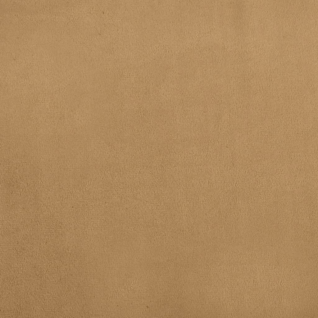vidaXL barna bársony gyerekkanapé 70 x 45 x 26,5 cm