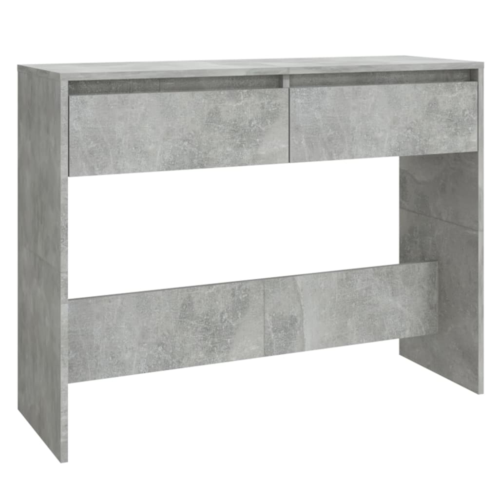vidaXL betonszürke szerelt fa dohányzóasztal 100x35x76,5 cm