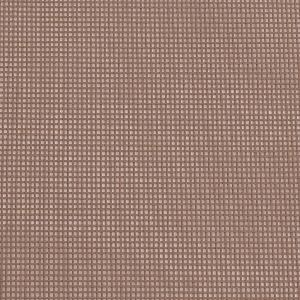 vidaXL 2 db barna textilén és porszórt acél összecsukható strandszék