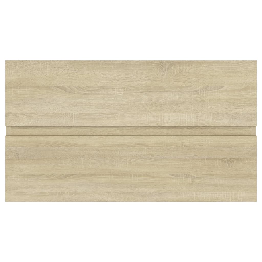 vidaXL sonoma-tölgy színű szerelt fa mosdószekrény 80 x 38,5 x 45 cm