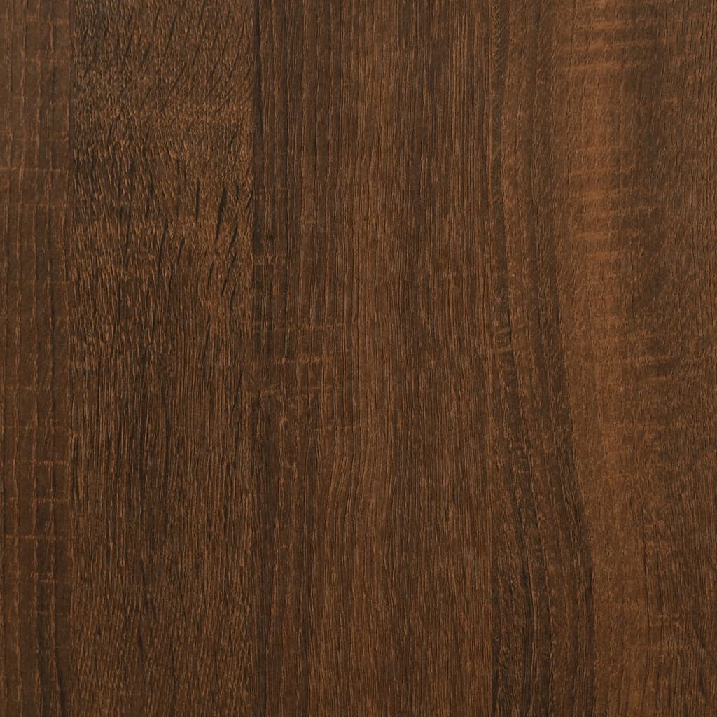 vidaXL barna tölgyszínű szerelt fa dohányzóasztal 90 x 60 x 35 cm