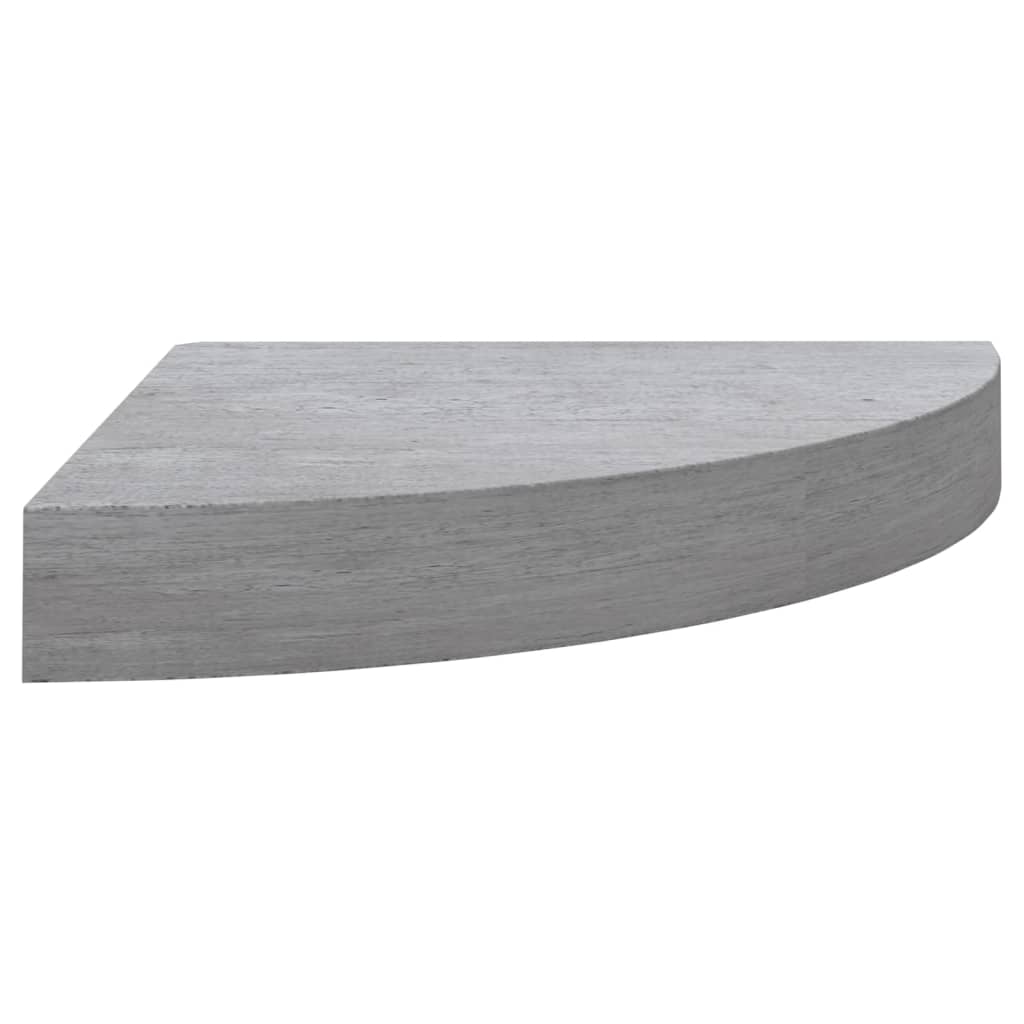 vidaXL betonszürke MDF fali sarokpolc 35 x 35 x 3,8 cm