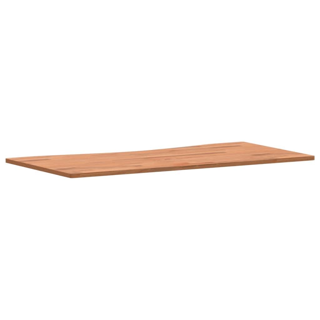 vidaXL tömör bükkfa íróasztallap 100 x (45-50) x 1,5 cm