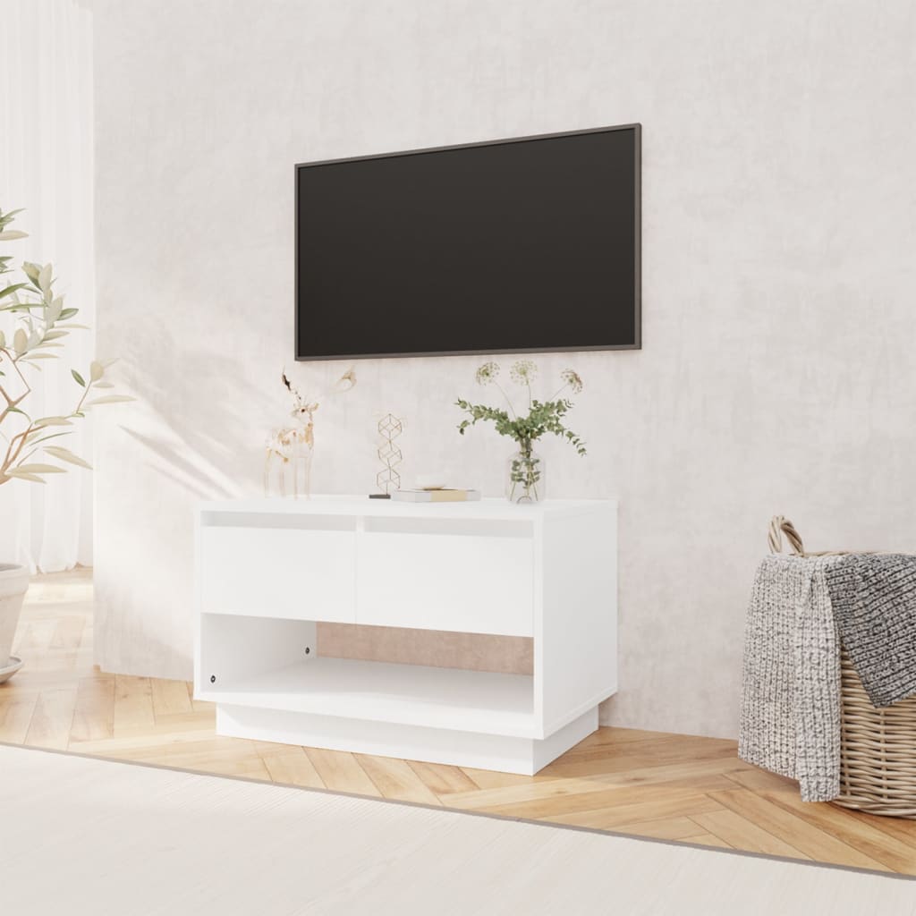 vidaXL fehér szerelt fa TV-szekrény 70x41x44 cm