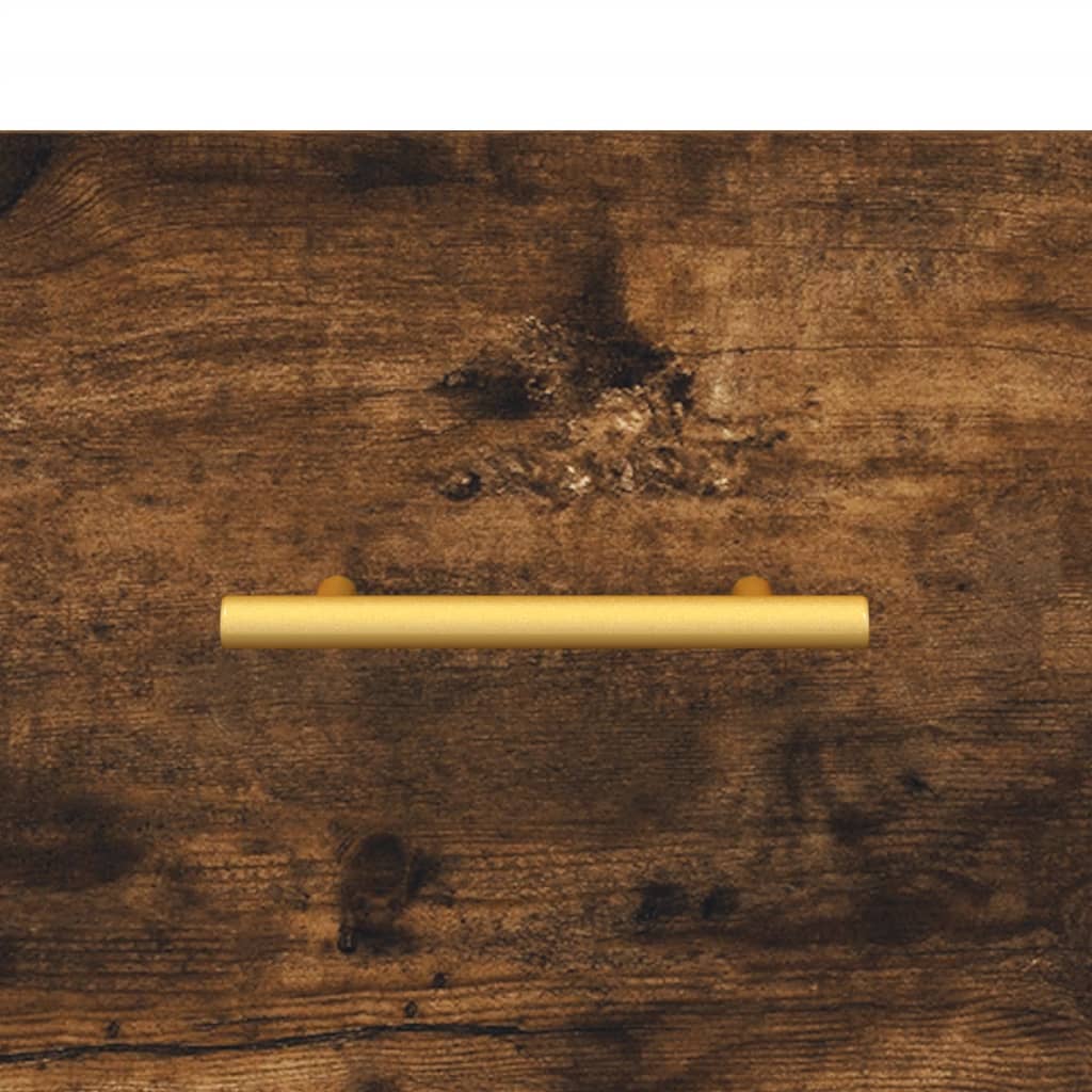 vidaXL füstös tölgyszínű szerelt fa dohányzóasztal 90 x 50 x 40 cm