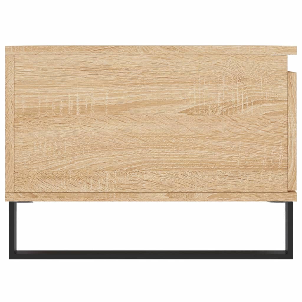 vidaXL sonoma tölgy színű szerelt fa dohányzóasztal 90 x 50 x 36,5 cm