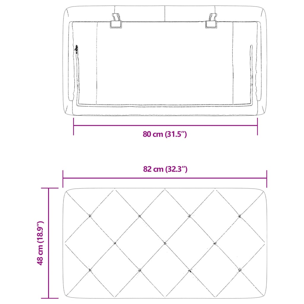 vidaXL világosszürke bársony fejtámla párna 80 cm