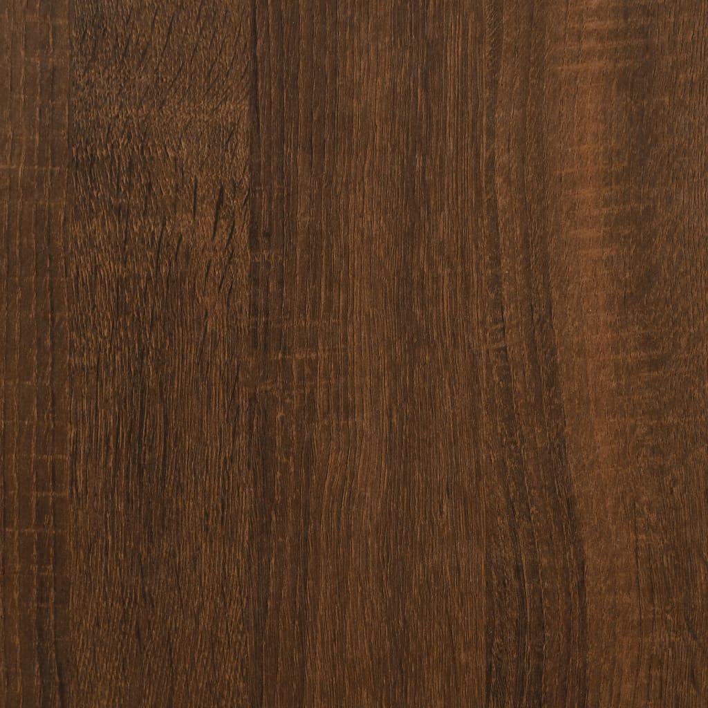vidaXL 2 db barna tölgy színű szerelt fa tálalószekrény 40x35x70 cm