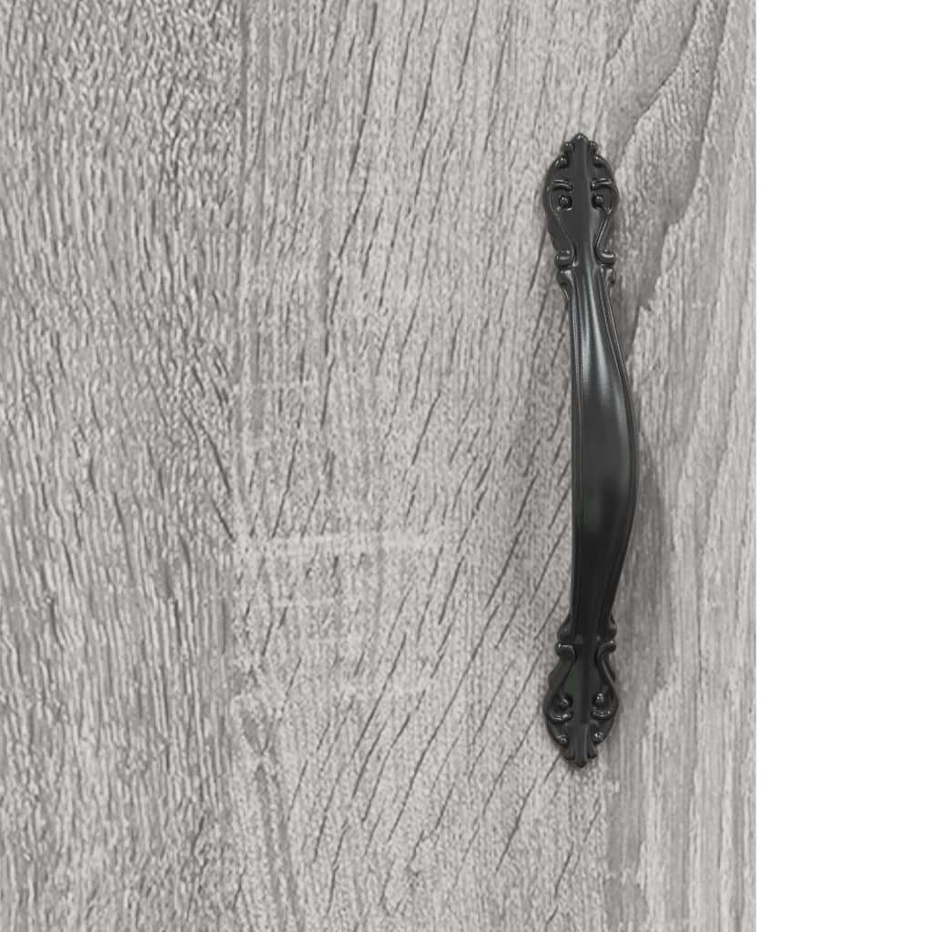 vidaXL szürke sonoma színű szerelt fa faliszekrény 60 x 31 x 70 cm