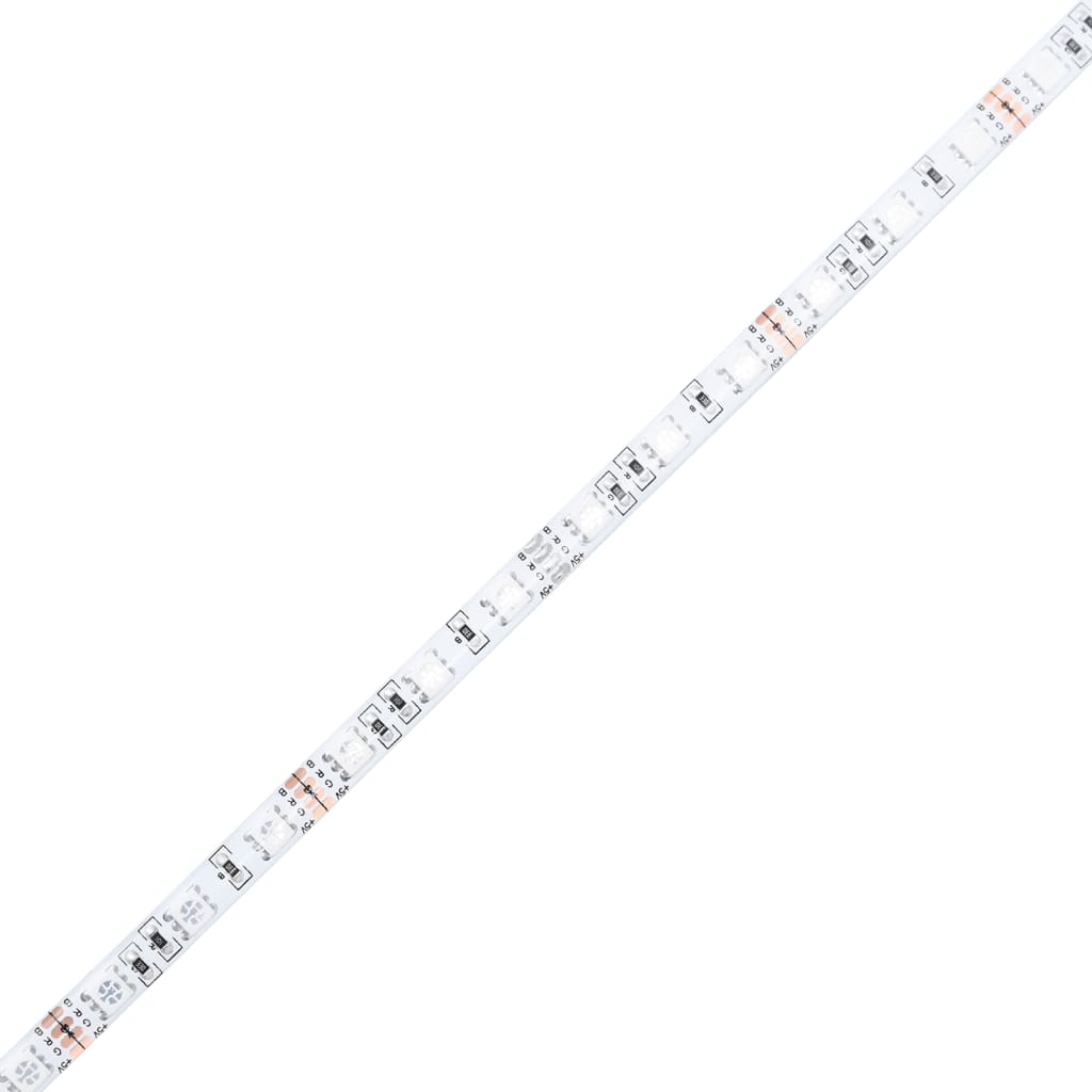 vidaXL szürke sonoma szerelt fa dohányzóasztal LED-del 93 x 53 x 45 cm