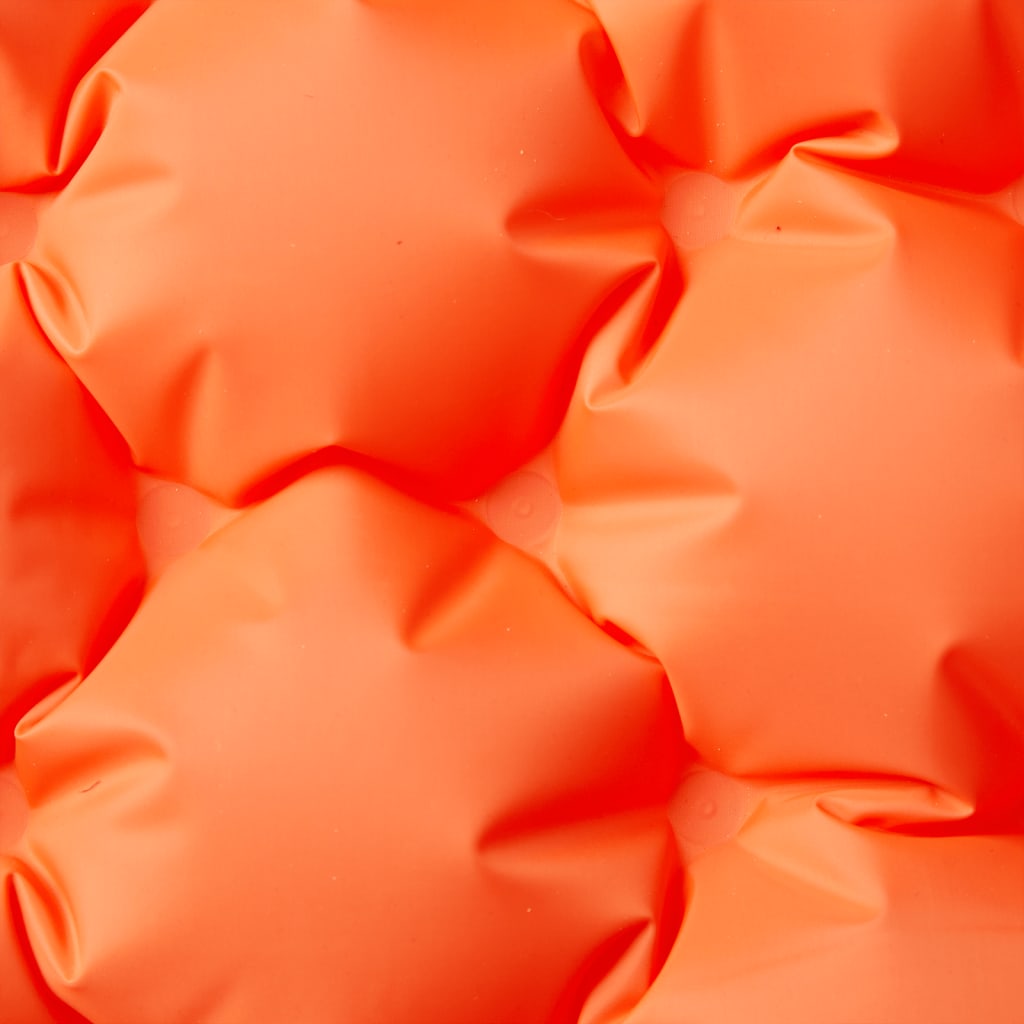 vidaXL narancssárga kétszemélyes önfelfújó kempingmatrac párnákkal