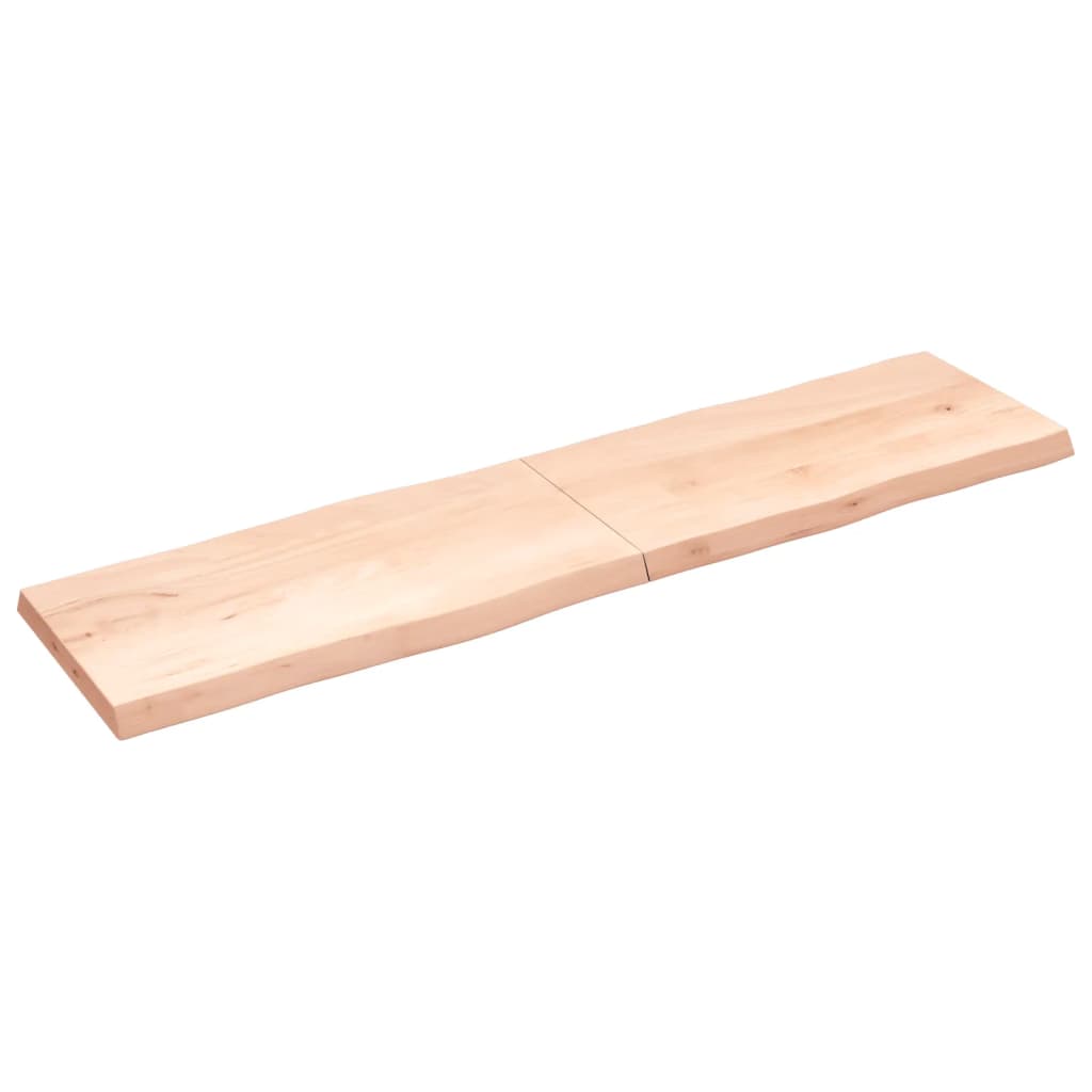 vidaXL kezeletlen tömör fa asztallap 200x50x(2-6) cm