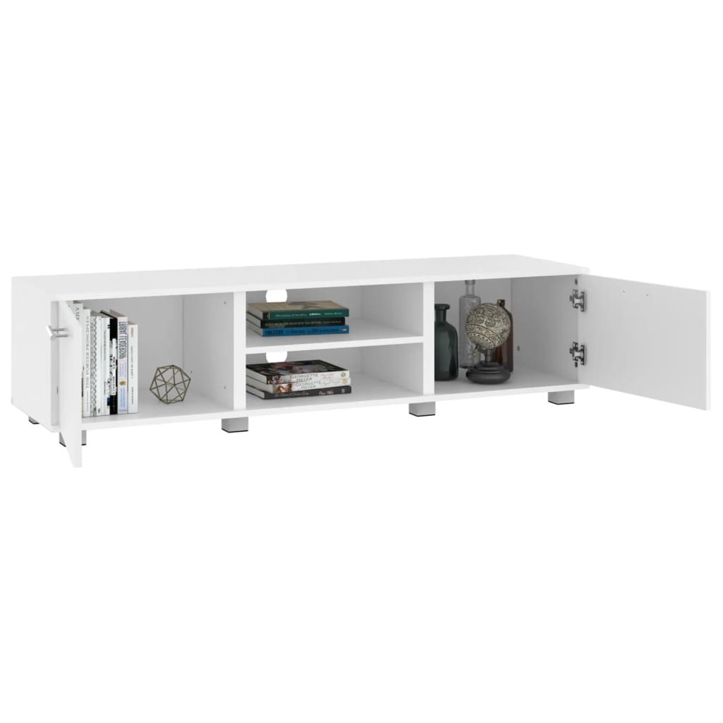 vidaXL fehér szerelt fa TV-szekrény 140 x 40 x 35 cm