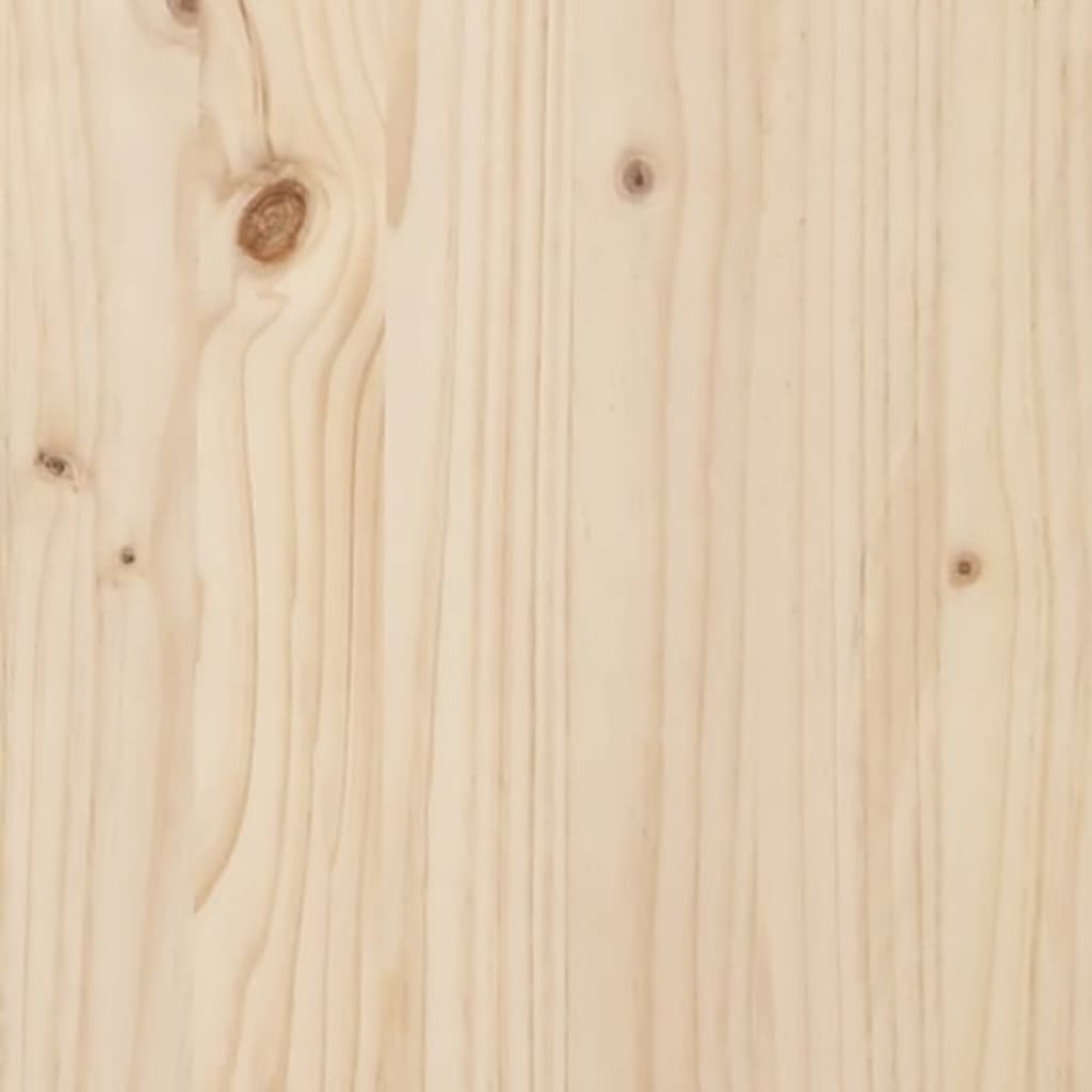 vidaXL tömör fenyőfa fali fejtámla 166 x 3 x 110 cm