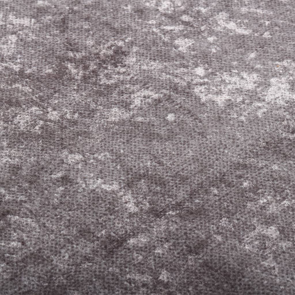 vidaXL szürke mosható csúszásgátló szőnyeg 150 x 230 cm