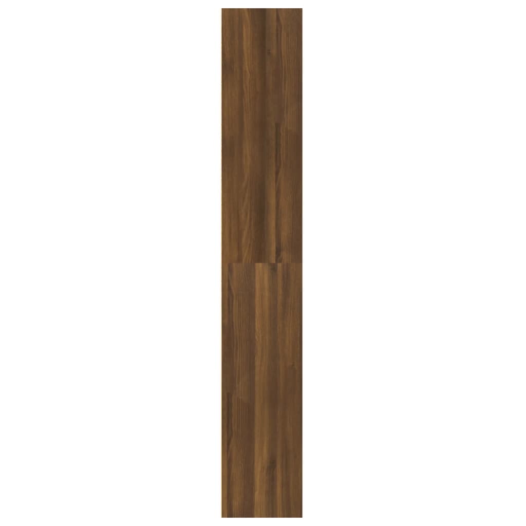 vidaXL 5 szintes barna tölgy színű fa könyvszekrény 60x30x189 cm