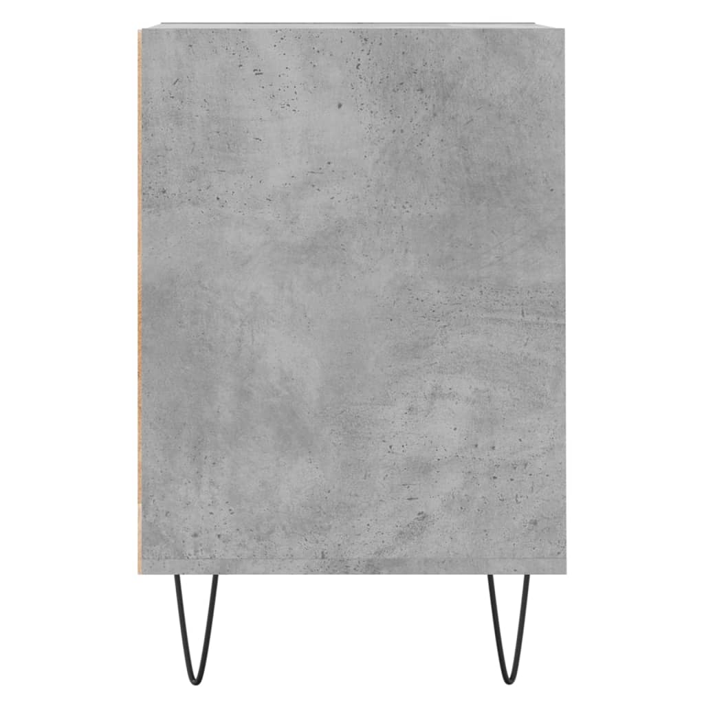 vidaXL betonszürke szerelt fa TV-szekrény 100 x 35 x 55 cm