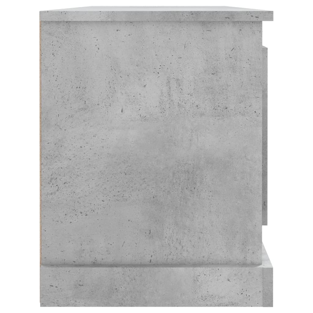 vidaXL betonszürke szerelt fa TV-szekrény 100 x 35,5 x 45 cm