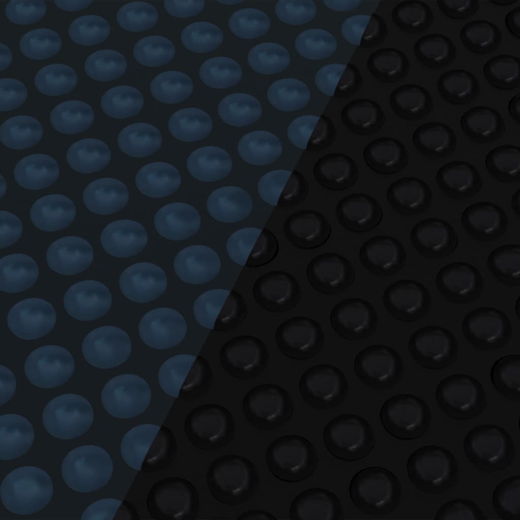 vidaXL fekete és kék napelemes lebegő PE medencefólia 600 x 400 cm