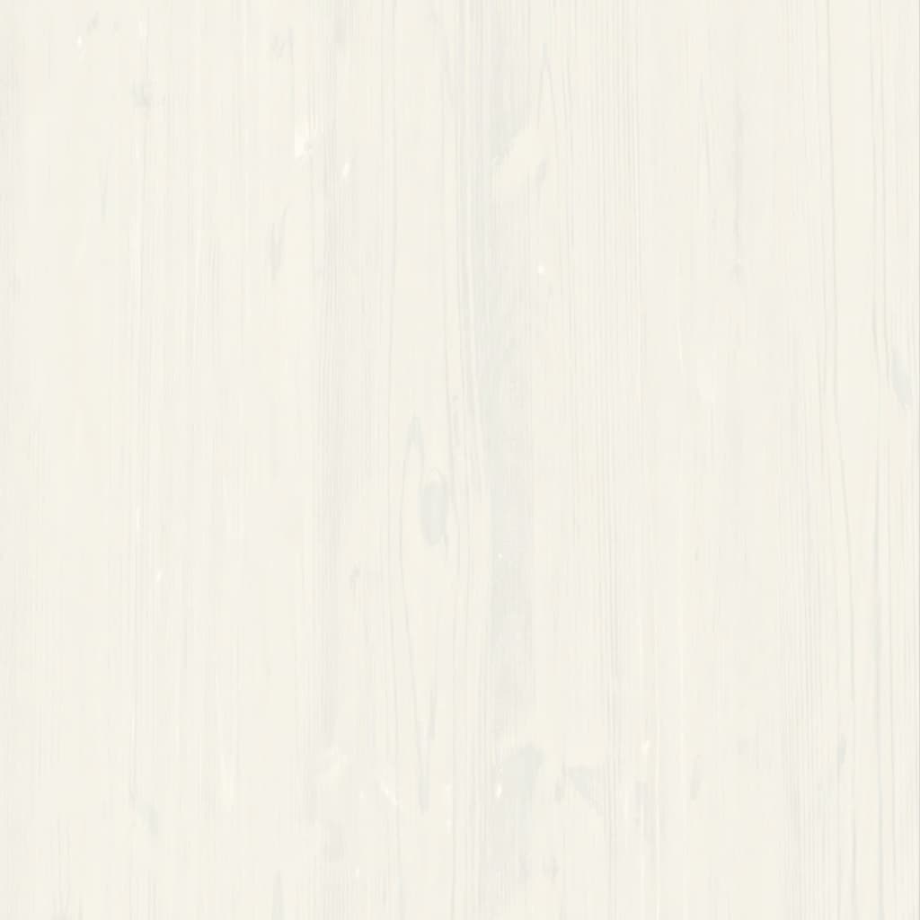 vidaXL VIGO fehér tömör fenyőfa éjjeliszekrény 42x35x42 cm