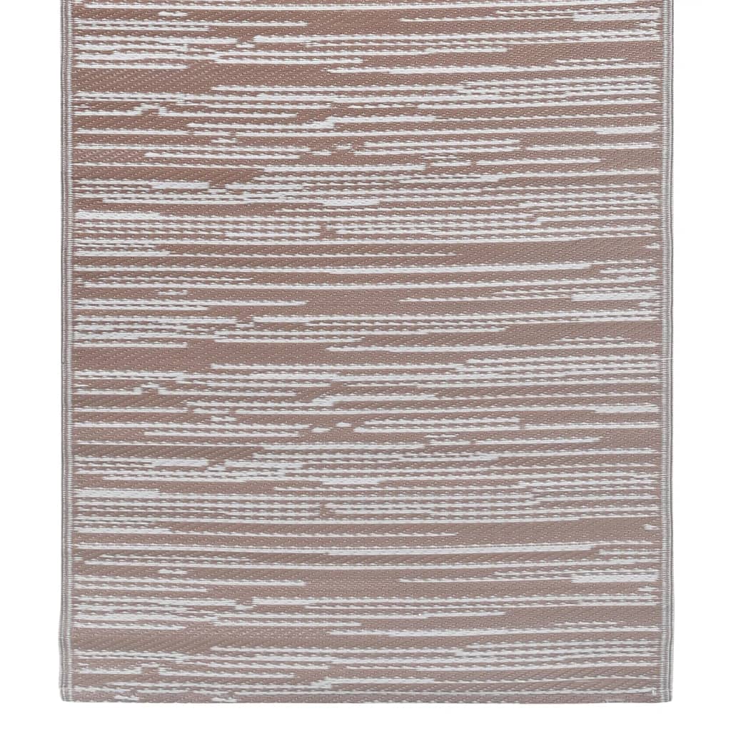 vidaXL szürkésbarna PP kültéri szőnyeg 140x200 cm