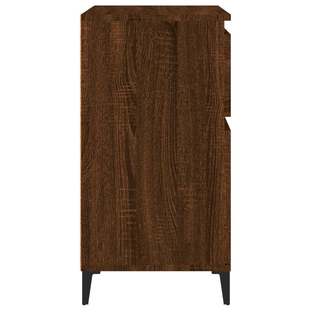 vidaXL barna tölgy színű szerelt fa tálalószekrény 60 x 35 x 70 cm