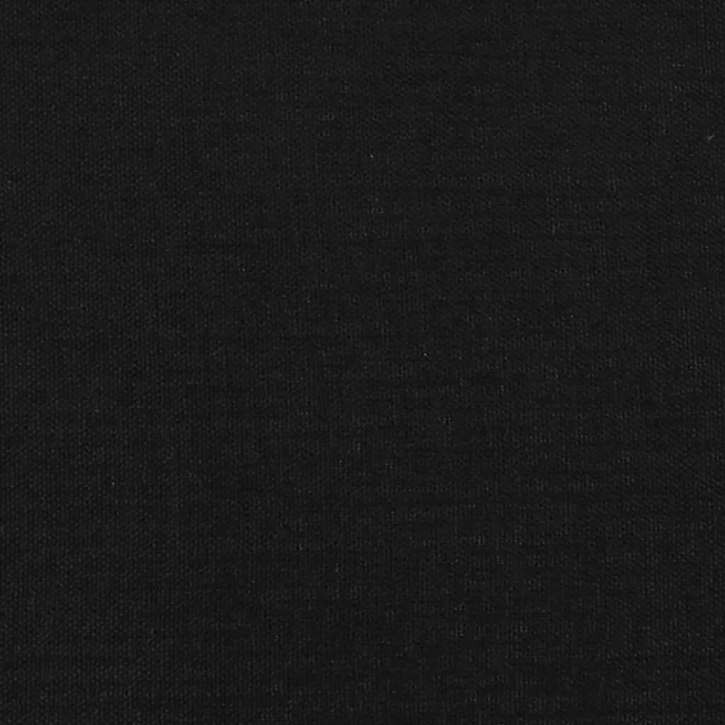 vidaXL 4 db fekete szövet fejtámla 100x5x78/88 cm