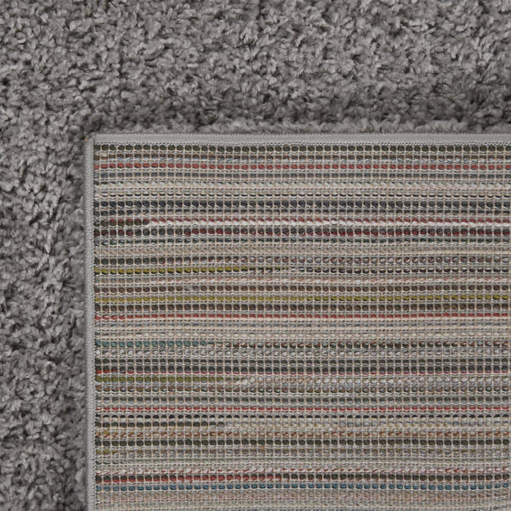 vidaXL szürke hosszú szálú bozontos szőnyeg 160x230 cm
