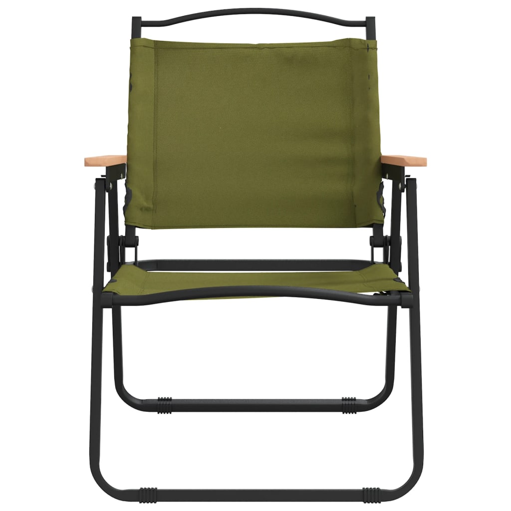 vidaXL 2 db zöld oxford szövet camping szék 54x55x78 cm