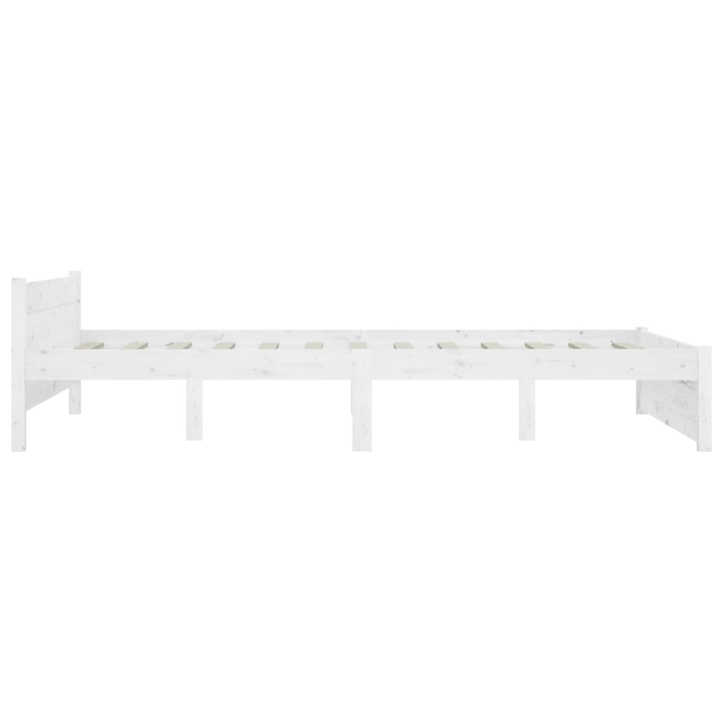 vidaXL fehér ágykeret fiókokkal 150 x 200 cm (King Size)