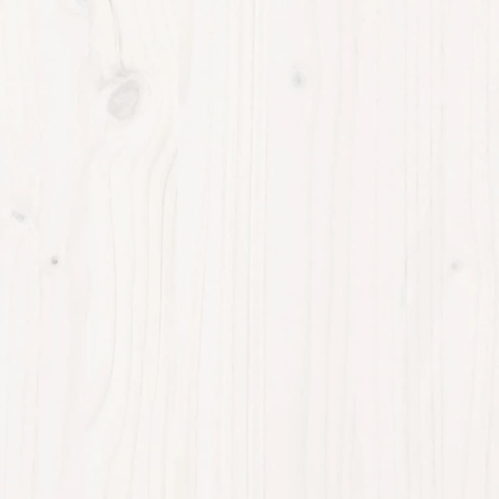 vidaXL fehér tömör fenyőfa gyerek galériaágy létrával 90x200 cm