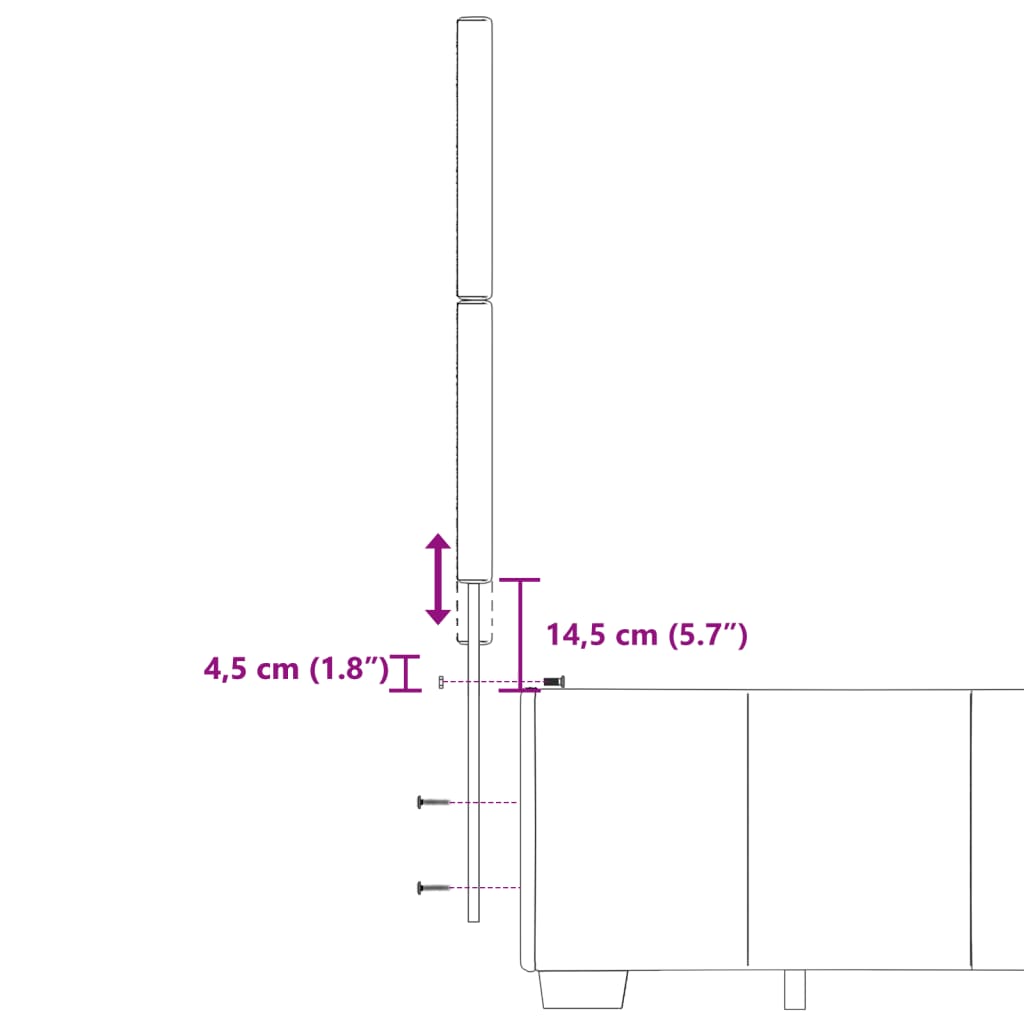 vidaXL sötétbarna szövet rugós ágy matraccal 200 x 200 cm