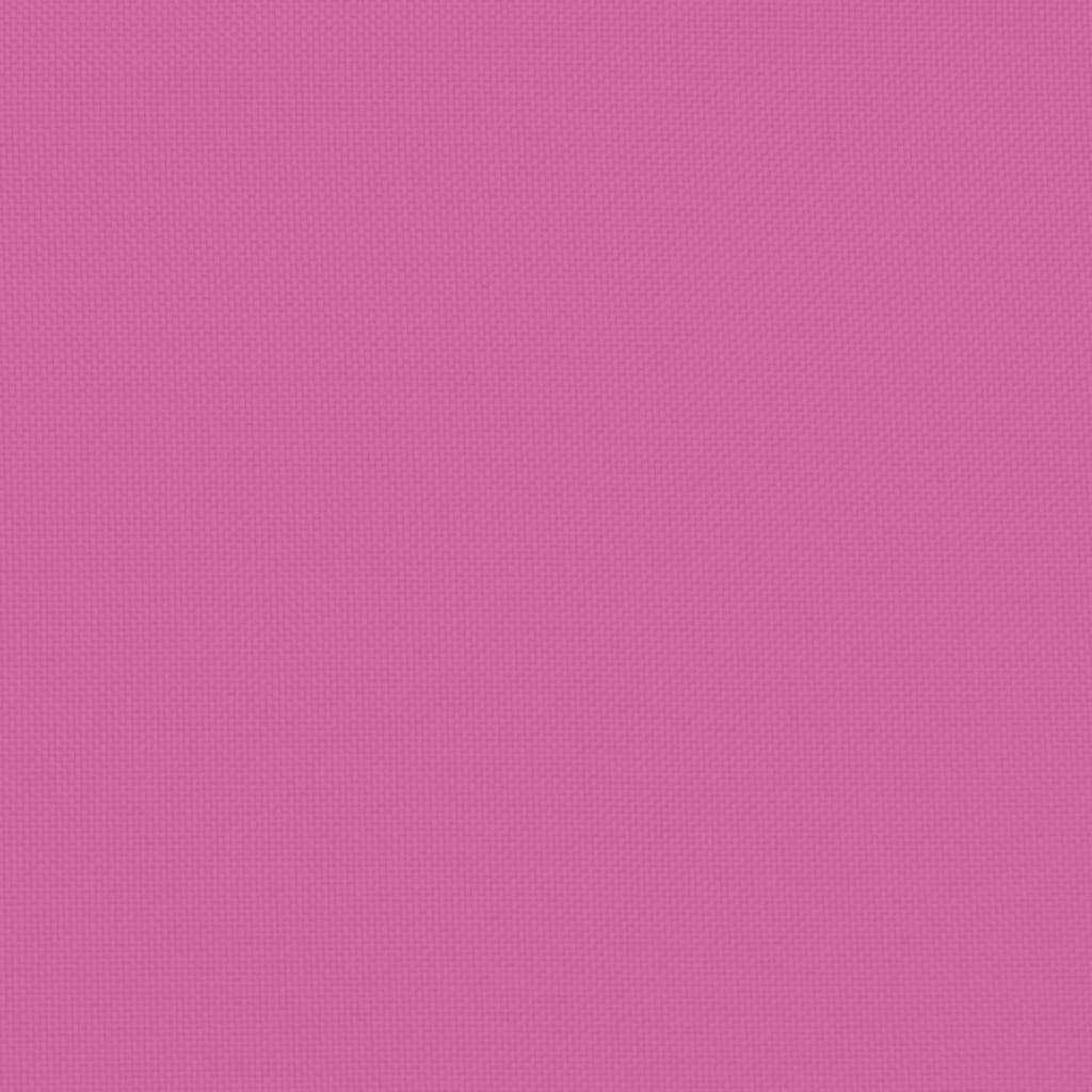 vidaXL 7 db rózsaszín szövet raklappárna