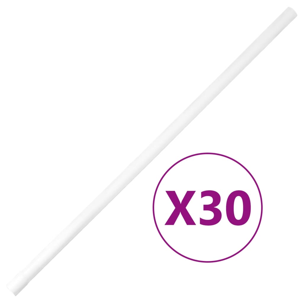 vidaXL PVC kábelcsatornák Ø20 mm 30 m