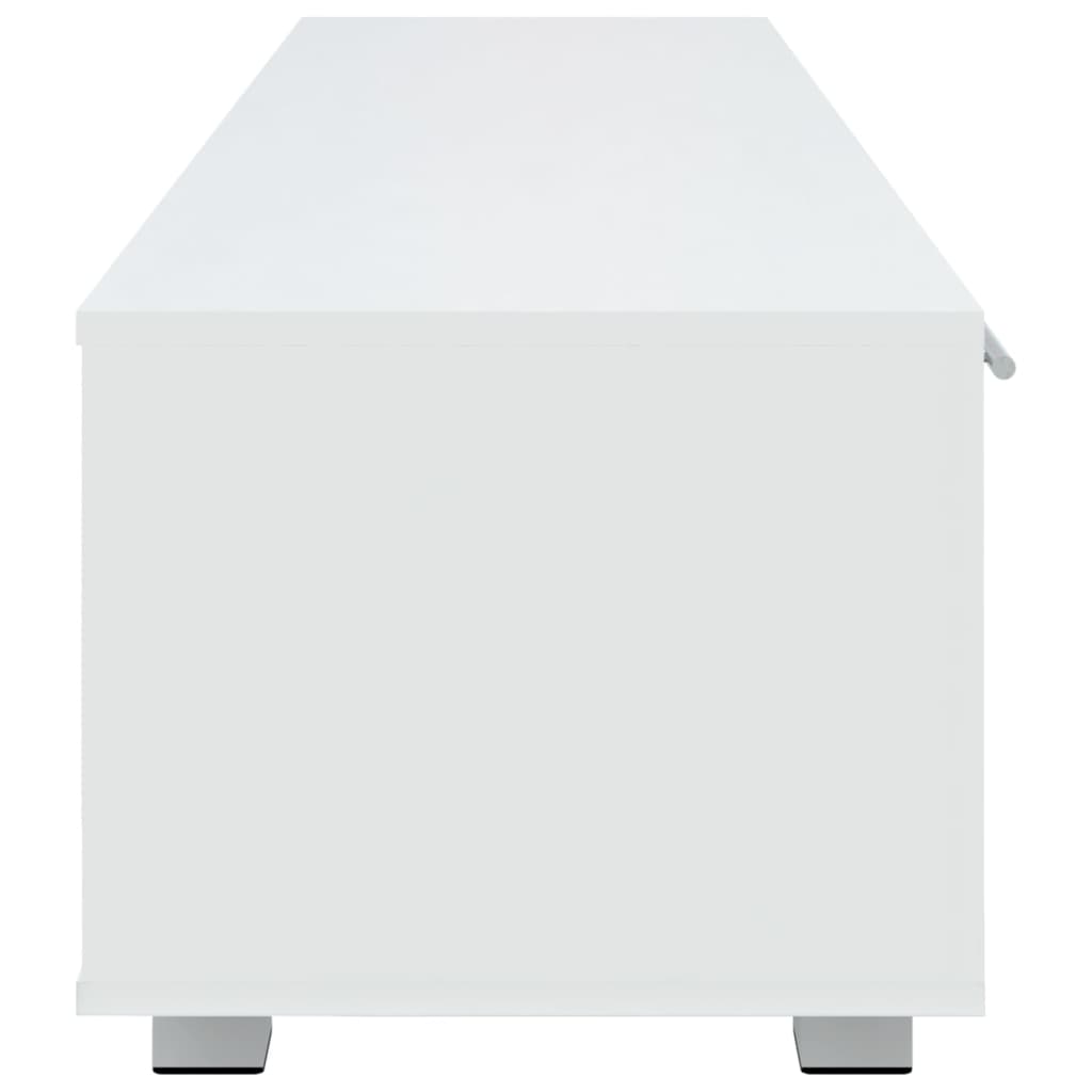 vidaXL fehér szerelt fa TV-szekrény 140 x 40 x 35 cm